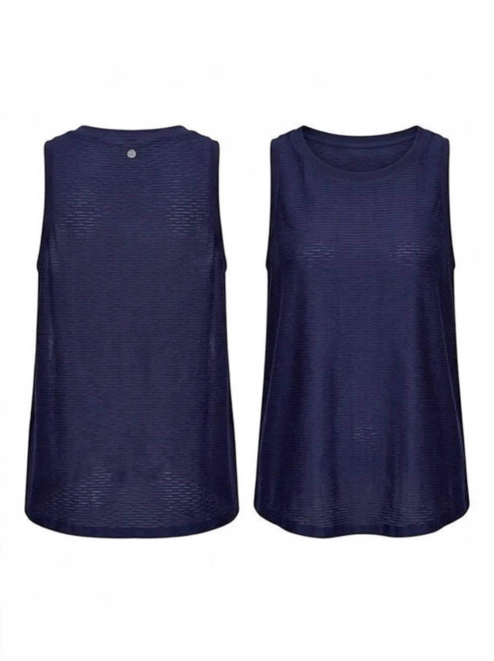 CALA Textured Sleeveless Tank in Blue Size XXL Like New